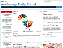 Tablet Screenshot of anchoragedailyplanet.com